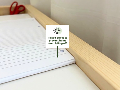 Verhoogde randen werkblad STOLLY kinderbureau