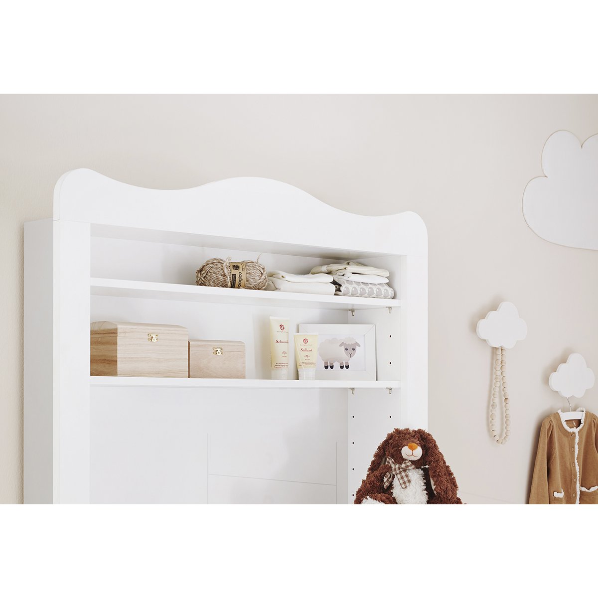 Babykamer Florentina extra breed – 3-delig met plankunit