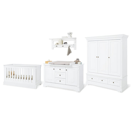 Babykamer Emilia extra breed – 4-delig met grote kledingkast