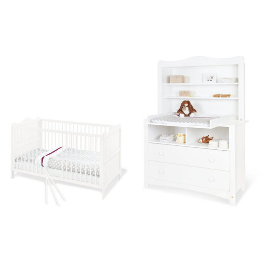 Babykamer Florentina extra breed – 3-delig met plankunit