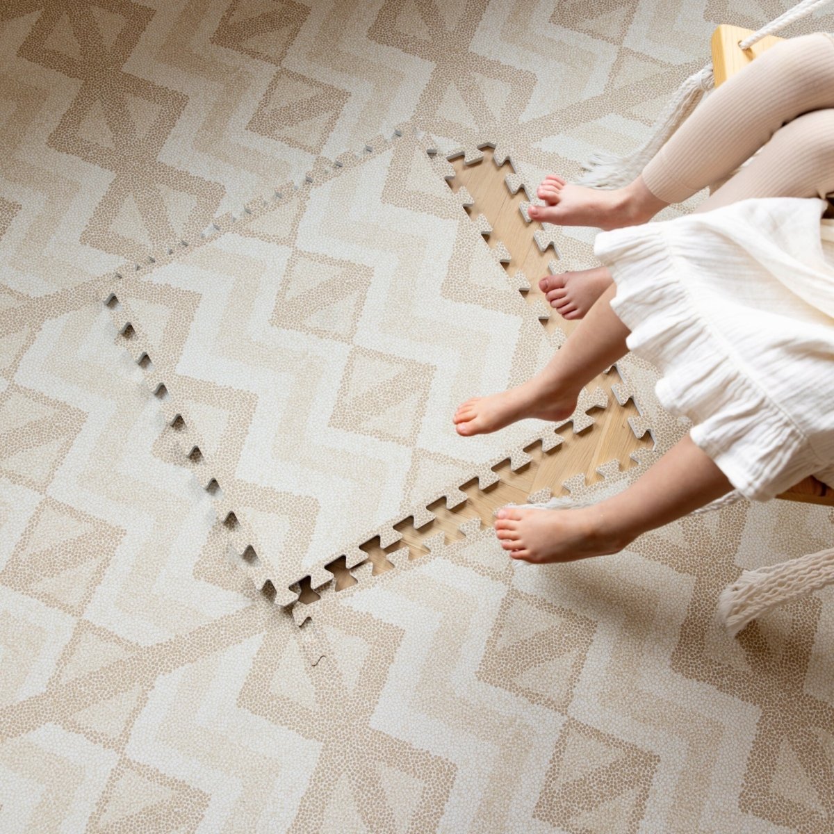 zachte speelmat van zacht foam voor baby's en peuters tot 3 jaar