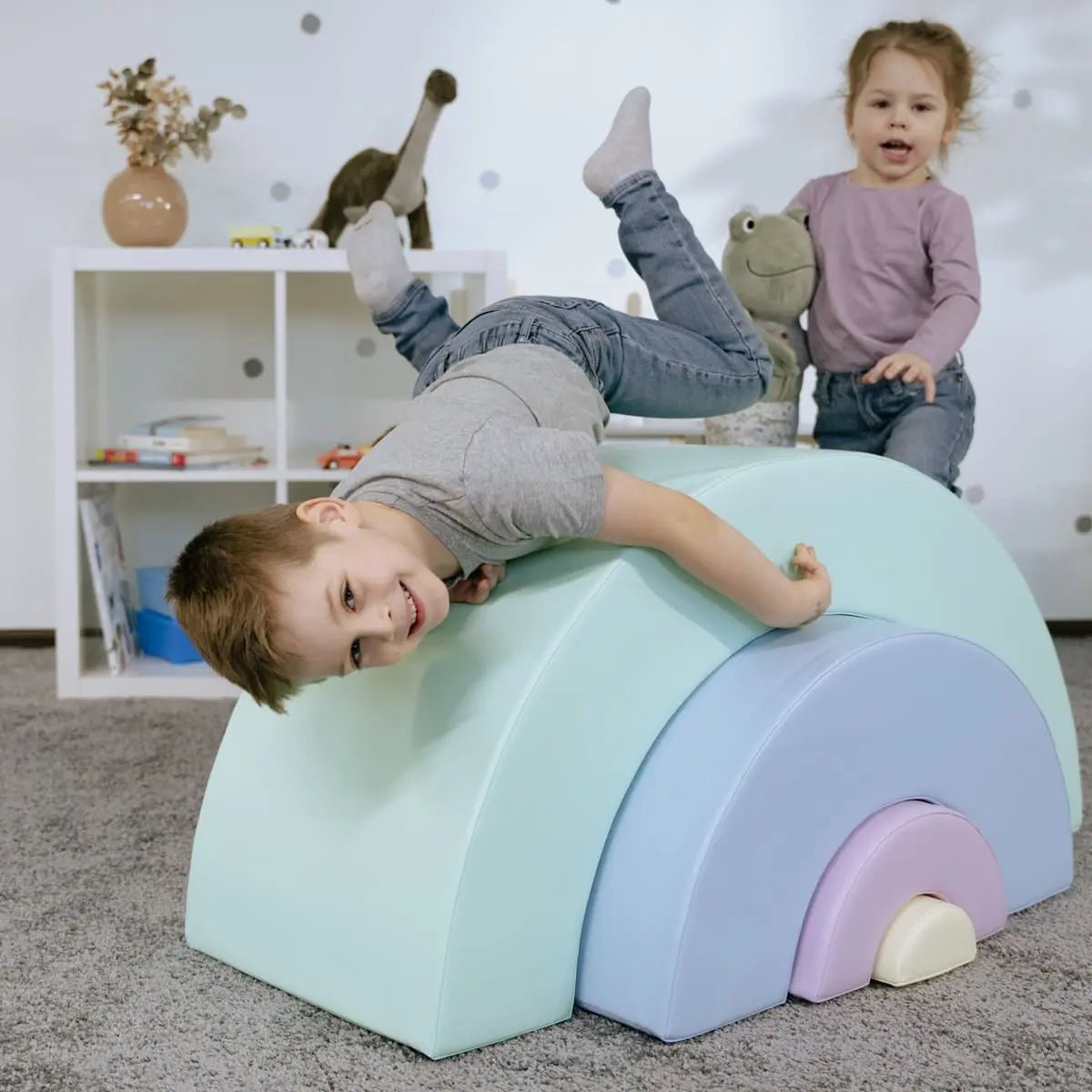 Montessori Soft Play set XL - Rainbow - Speelset
