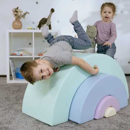 Montessori Soft Play set XL - Rainbow - Speelset