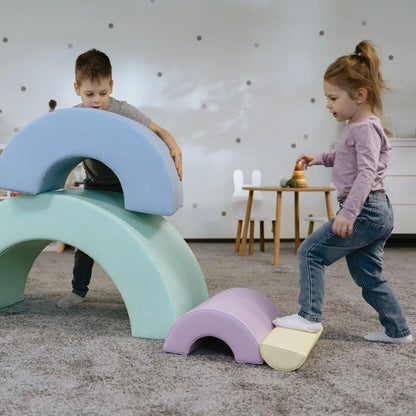 Montessori Soft Play set XL - Rainbow - Speelset