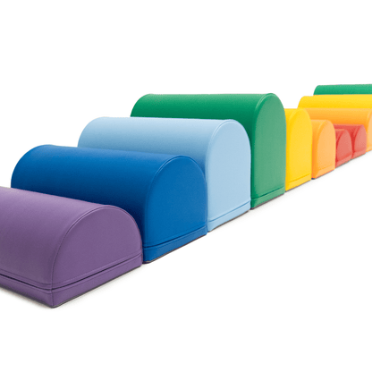 soft play set met modulaire foamblokken voor baby's peuters en kleuters