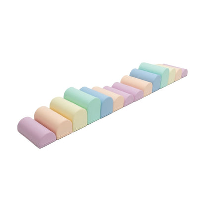 soft play set met modulaire foamblokken voor baby's peuters en kleuters