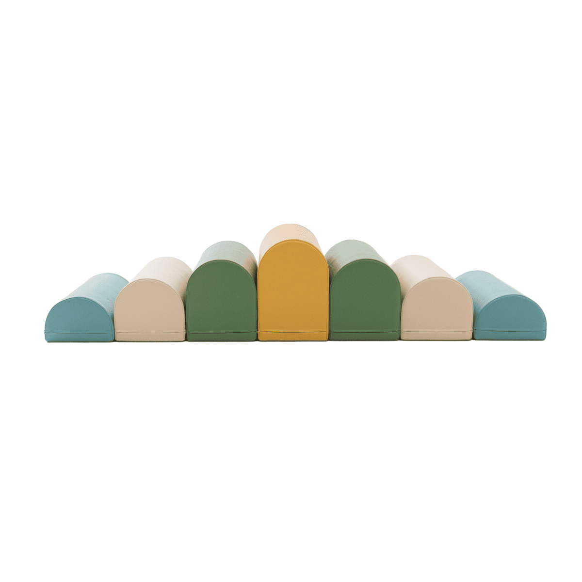soft play set met modulaire foamblokken voor baby's peuters en kleuters