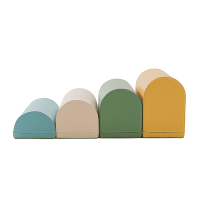 soft play set met modulaire foamblokken voor baby's peuters en kleuters