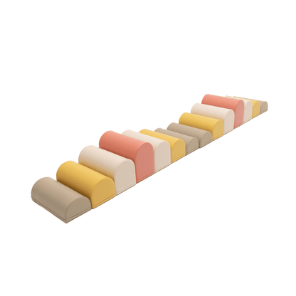 soft play set met modulaire foamblokken voor baby's peuters en kleuters