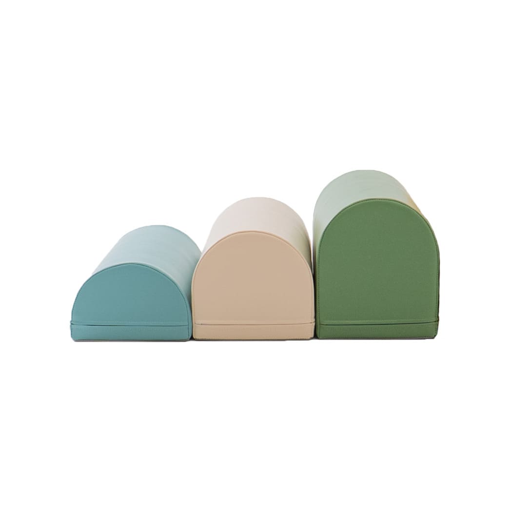 soft play set met modulaire foamblokken voor baby's peuters en kleuters