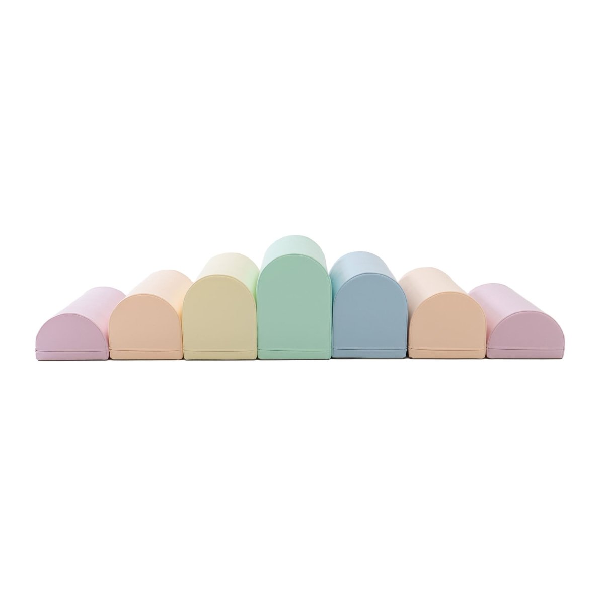 soft play set met modulaire foamblokken voor baby's peuters en kleuters