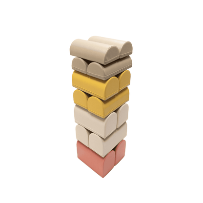 soft play set met modulaire foamblokken voor baby's peuters en kleuters