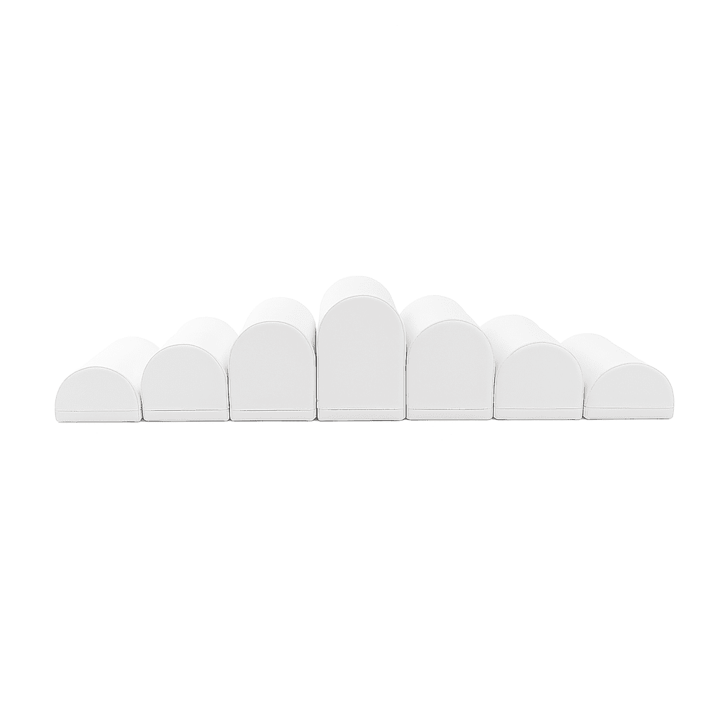 soft play set met modulaire foamblokken voor baby's peuters en kleuters