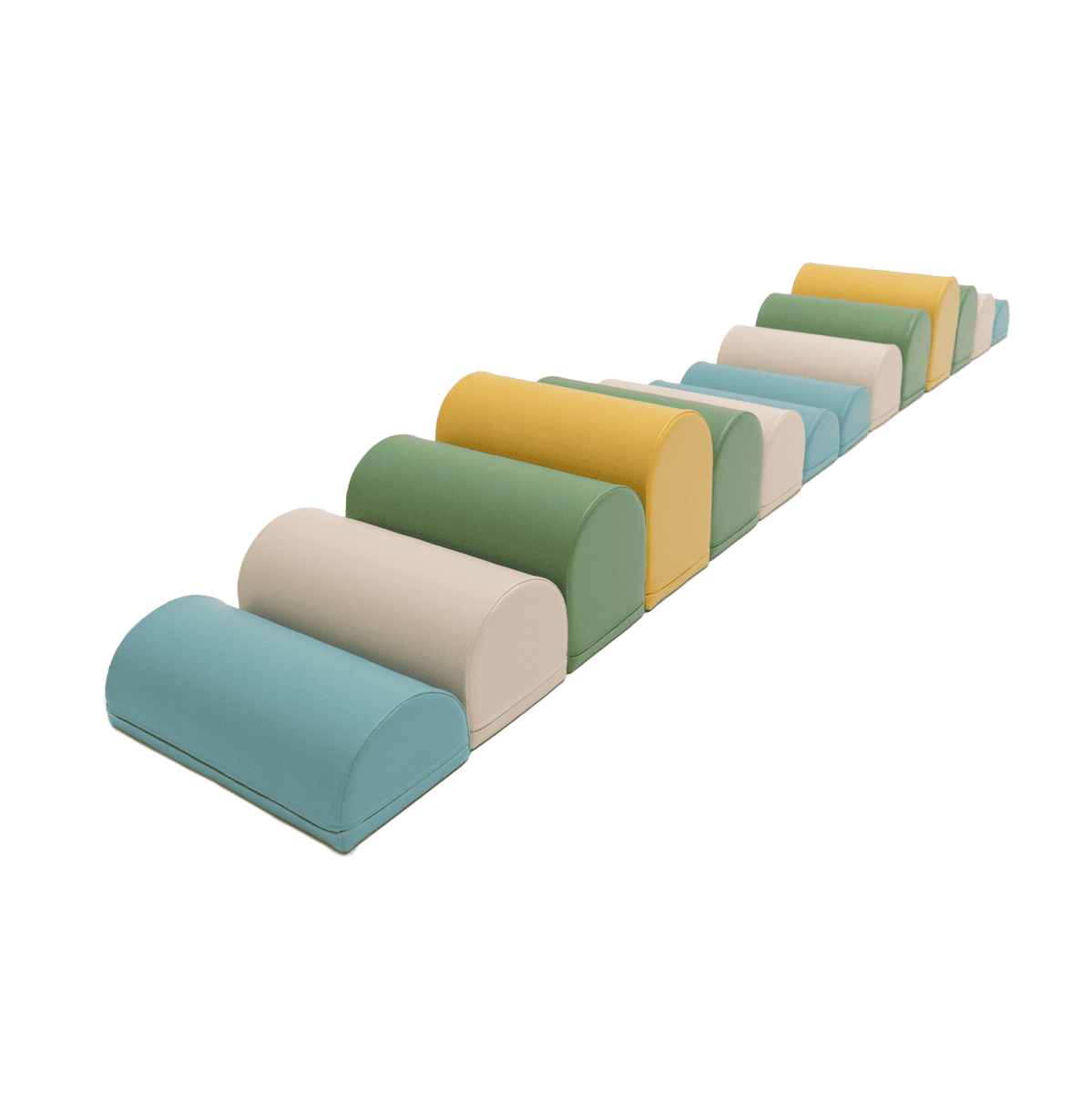 soft play set met modulaire foamblokken voor baby's peuters en kleuters