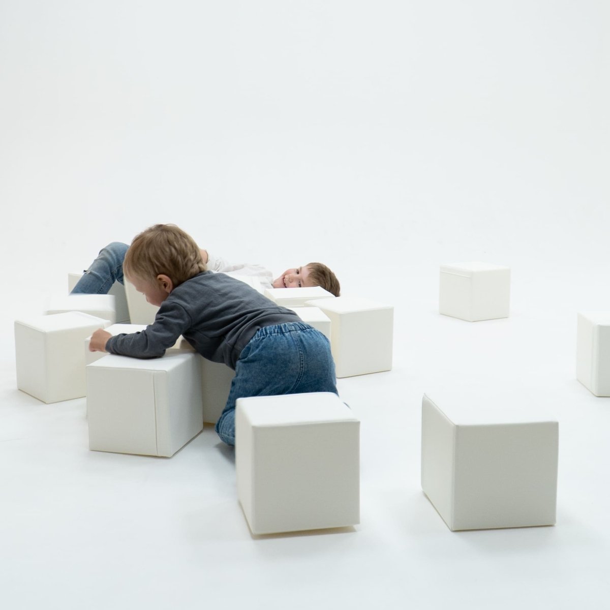 soft play set met zachte bouwblokken voor baby's en peuters tot 3 jaar