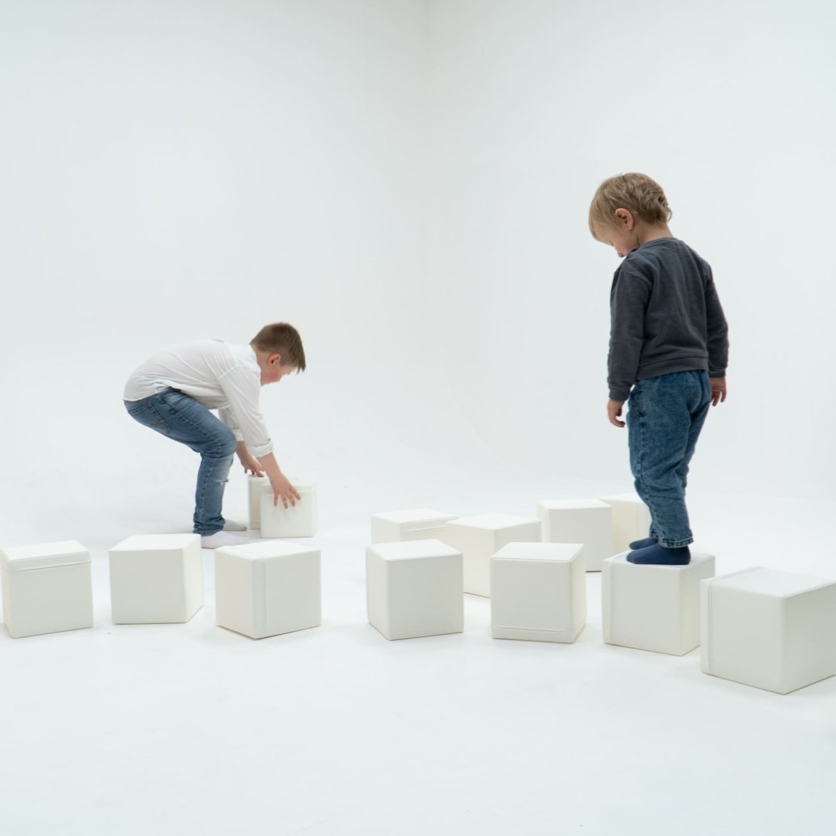 soft play set met zachte bouwblokken voor baby's en peuters tot 3 jaar