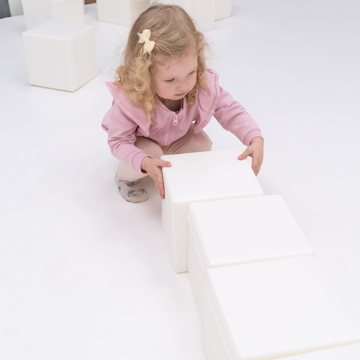 soft play set met zachte bouwblokken voor baby's en peuters tot 3 jaar