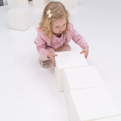 soft play set met zachte bouwblokken voor baby's en peuters tot 3 jaar