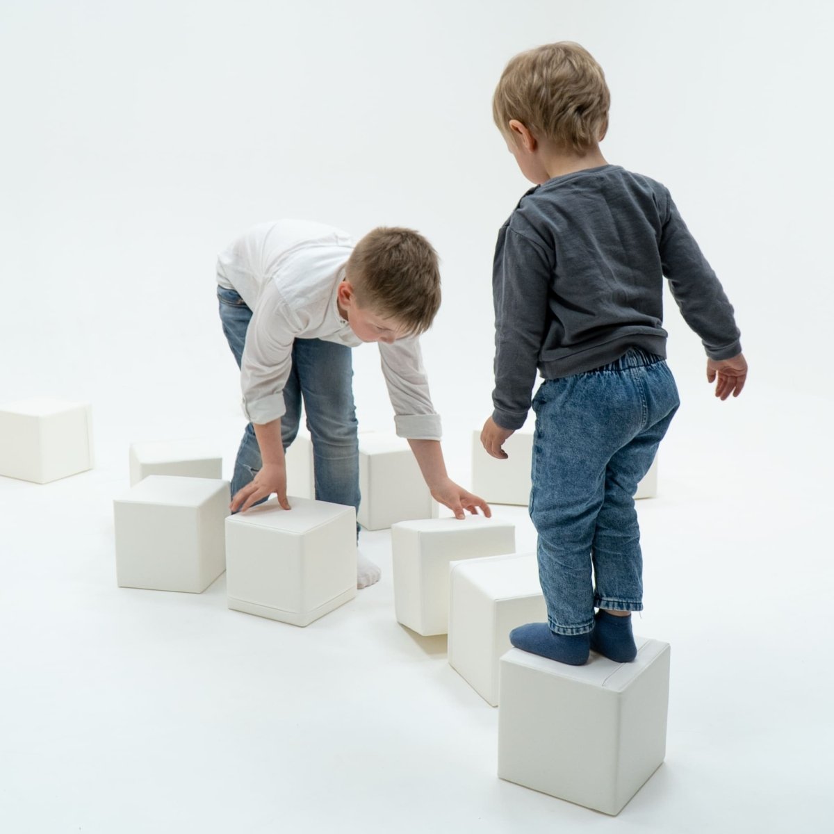 soft play set met zachte bouwblokken voor baby's en peuters tot 3 jaar