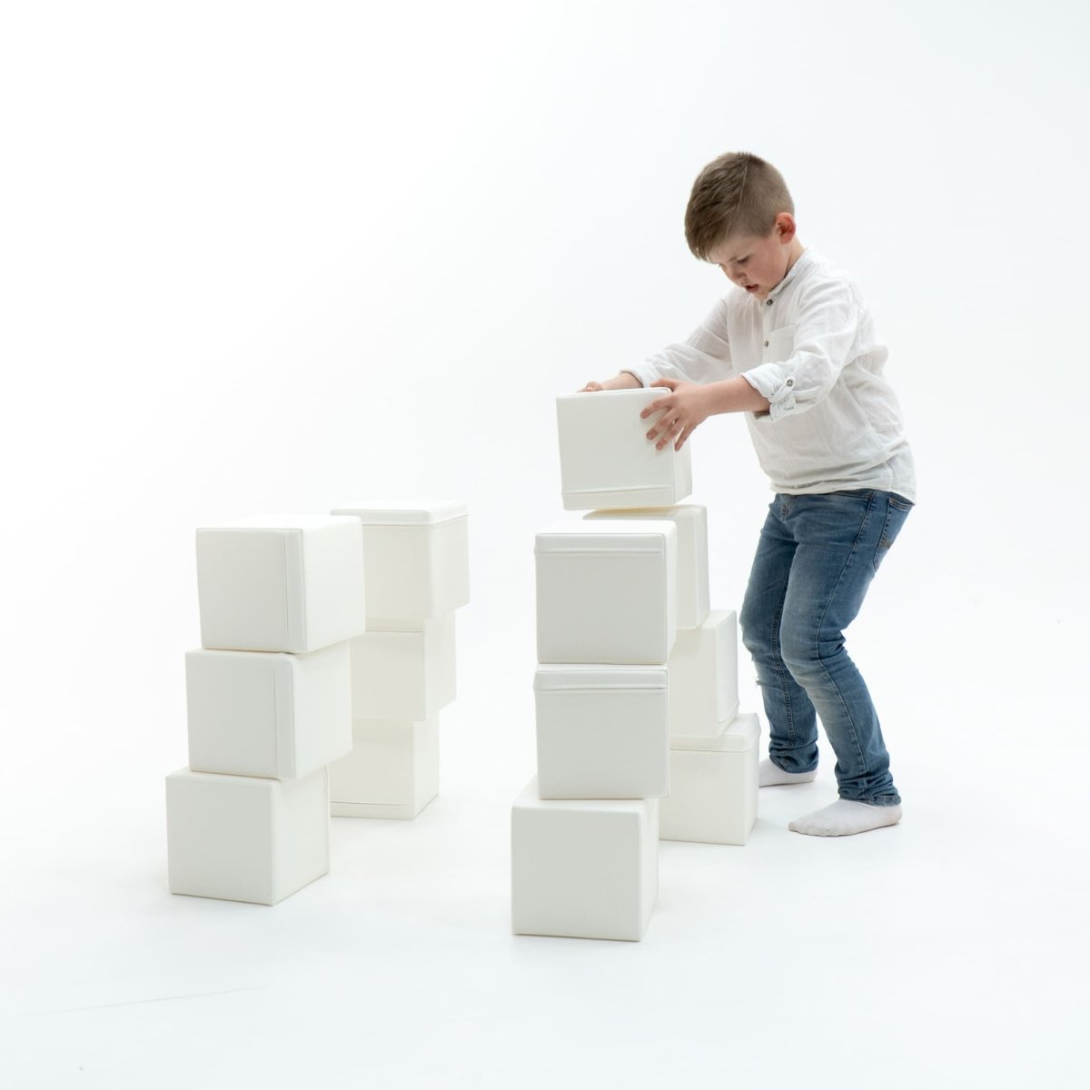 soft play set met zachte bouwblokken voor baby's en peuters tot 3 jaar