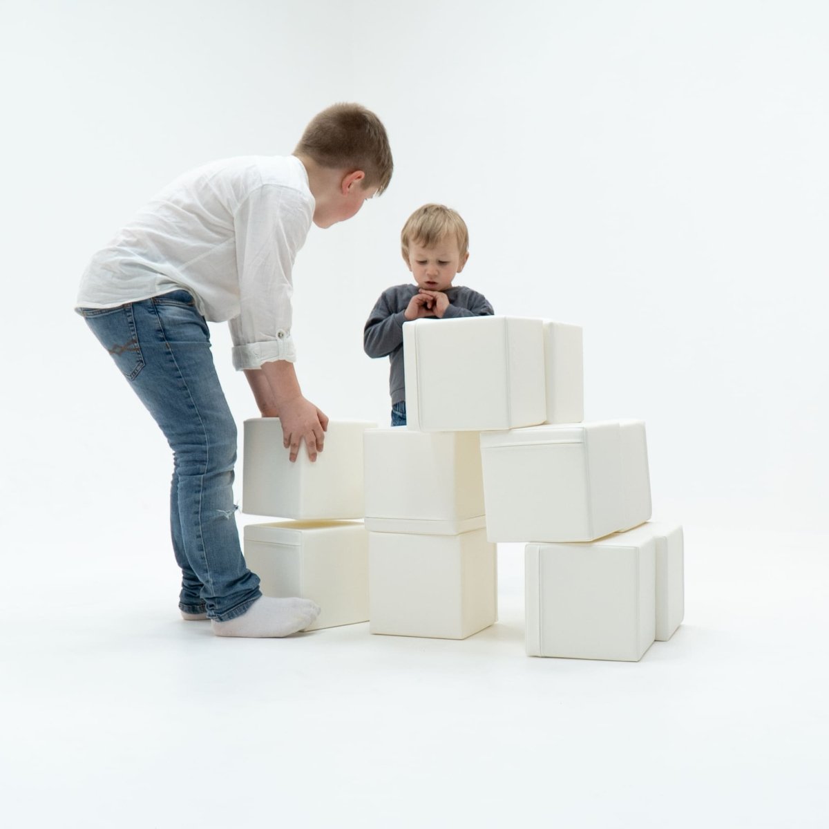 soft play set met zachte bouwblokken voor baby's en peuters tot 3 jaar