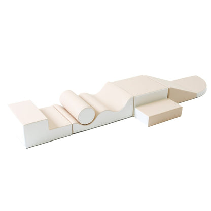 soft play set met modulaire foamblokken voor baby's peuters en kleuters
