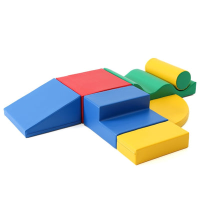 soft play set met modulaire foamblokken voor baby's peuters en kleuters