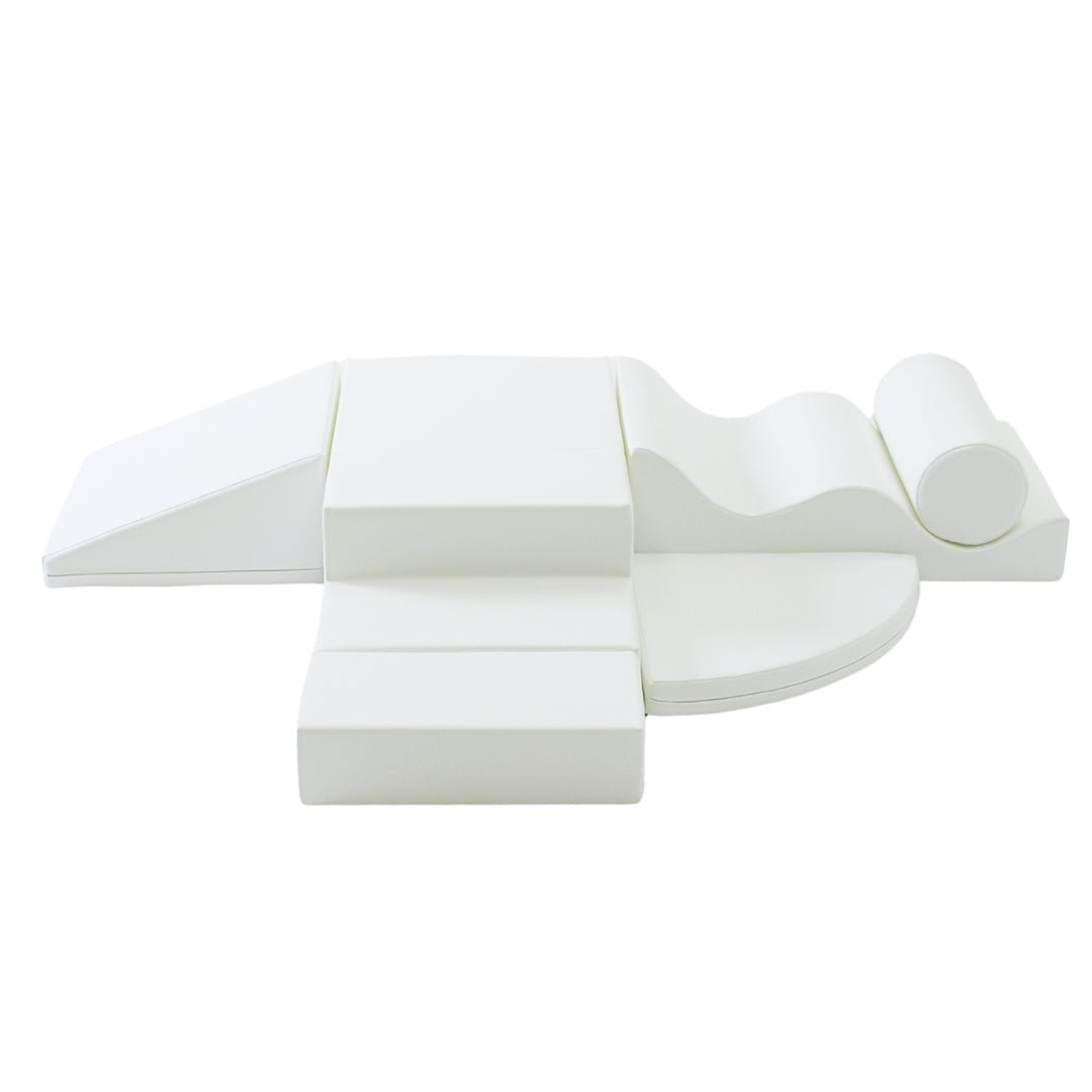 soft play set met modulaire foamblokken voor baby's peuters en kleuters