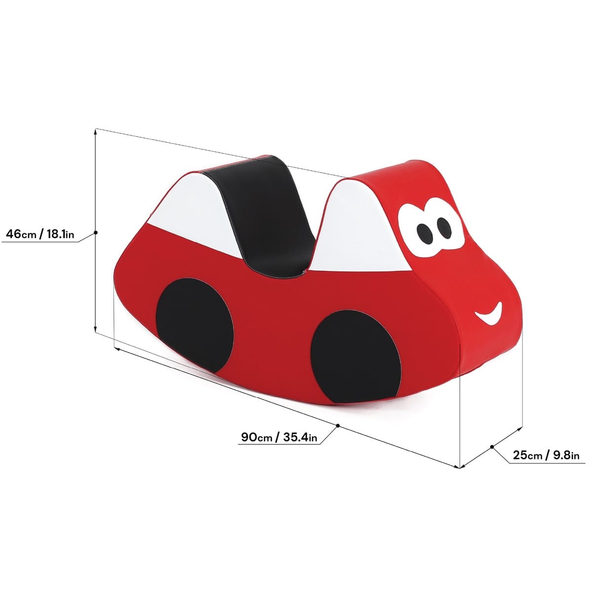 Soft Play Ride On Toy - Car - Rockers