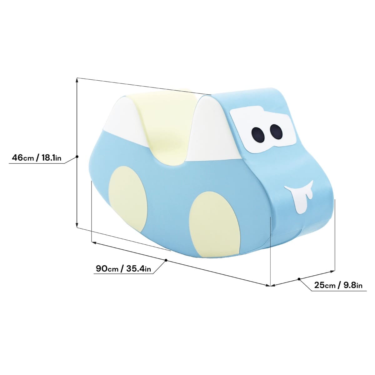 Soft Play Ride On Toy - Car - Rockers