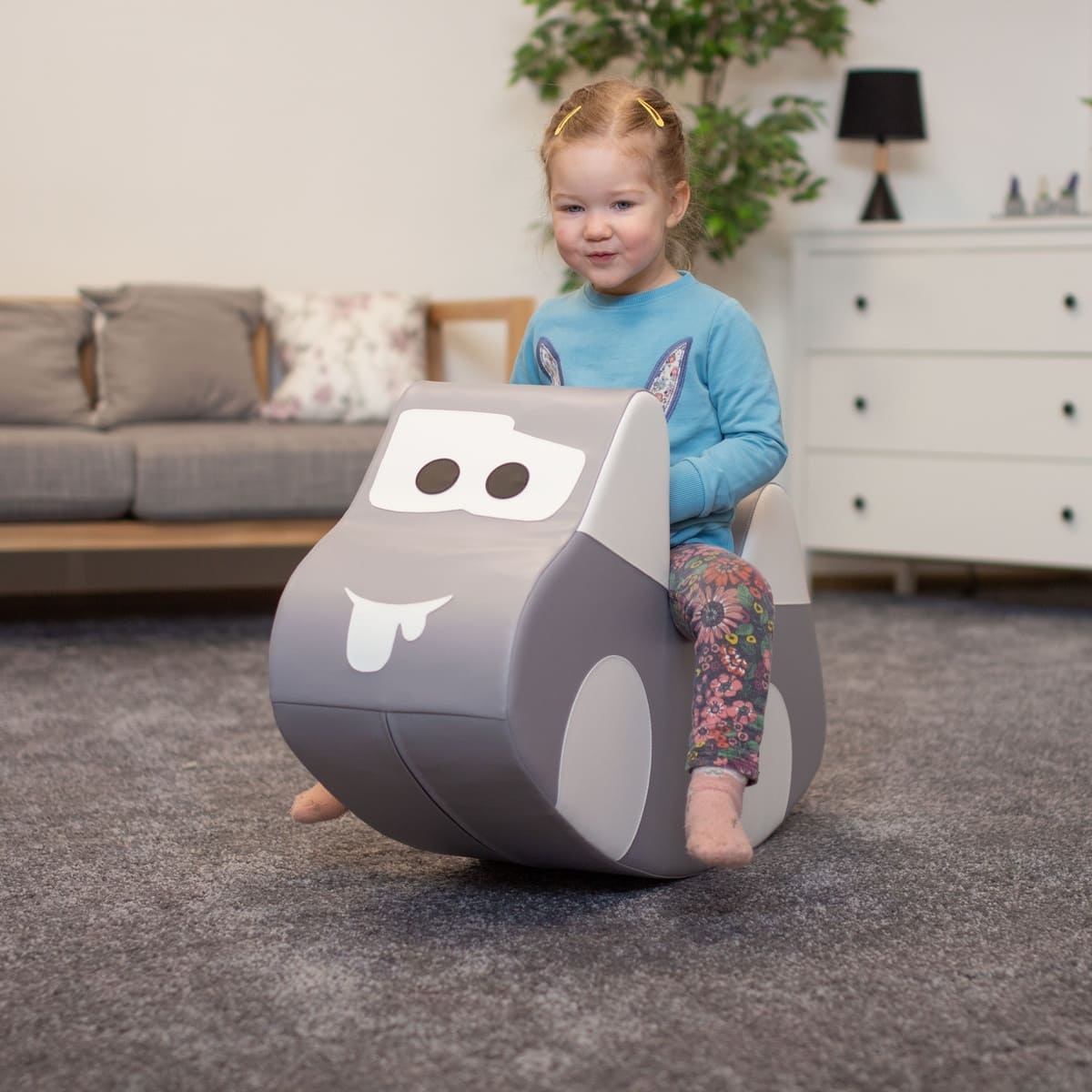 Soft Play Ride On Toy - Car - Rockers