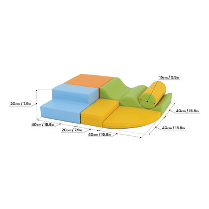 Soft Play Set - Explorer - zachte foamblokken - Climber