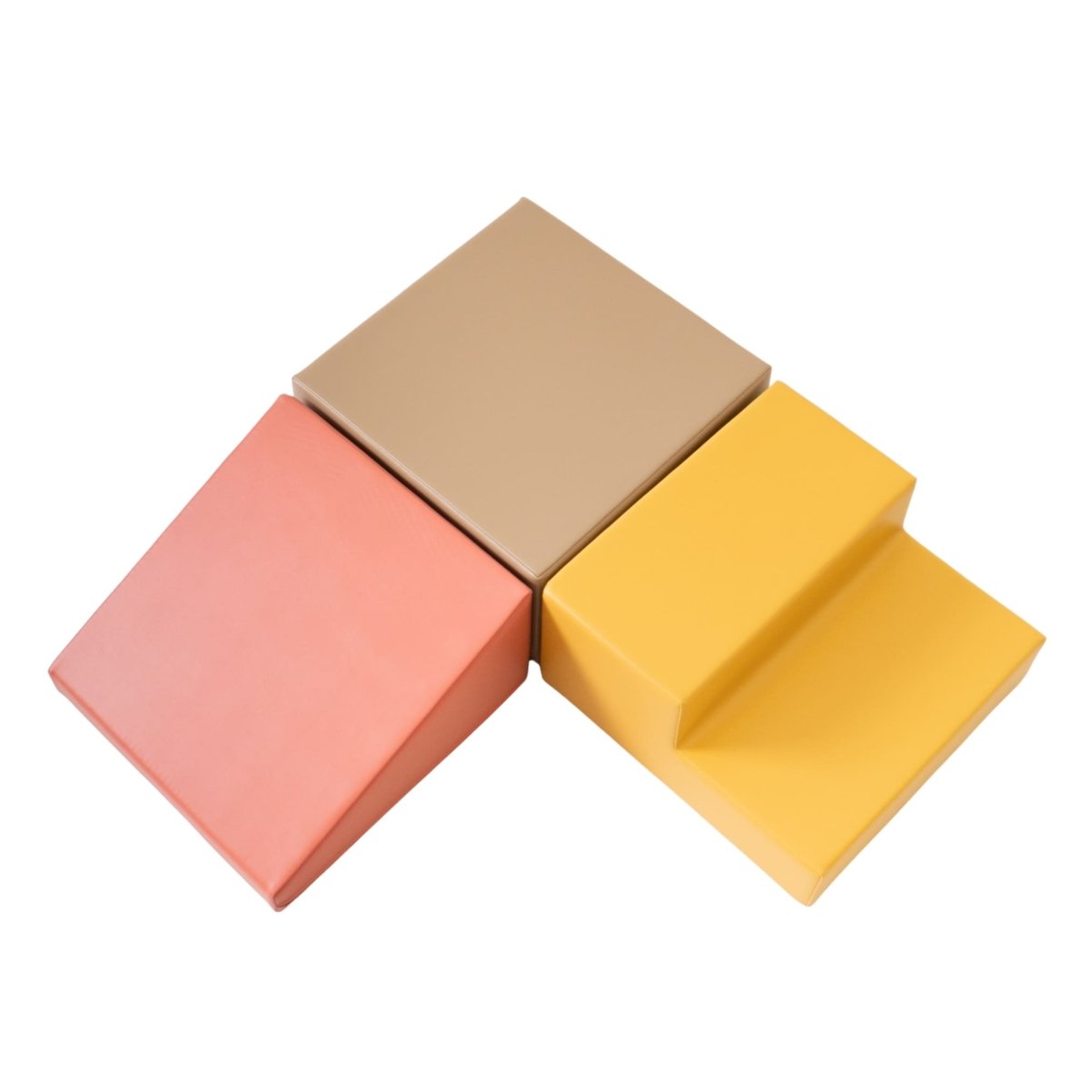 soft play set met modulaire foamblokken voor baby's peuters en kleuters