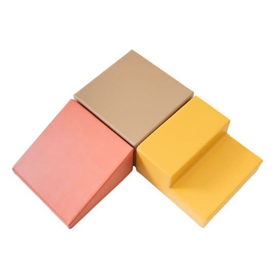 soft play set met modulaire foamblokken voor baby's peuters en kleuters
