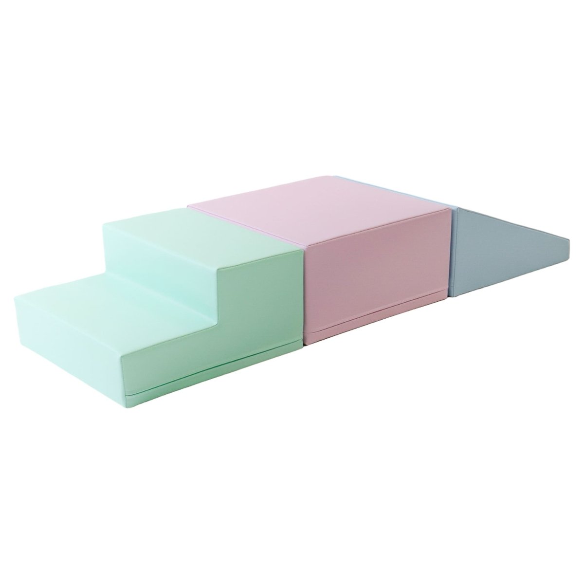 soft play set met modulaire foamblokken voor baby's peuters en kleuters