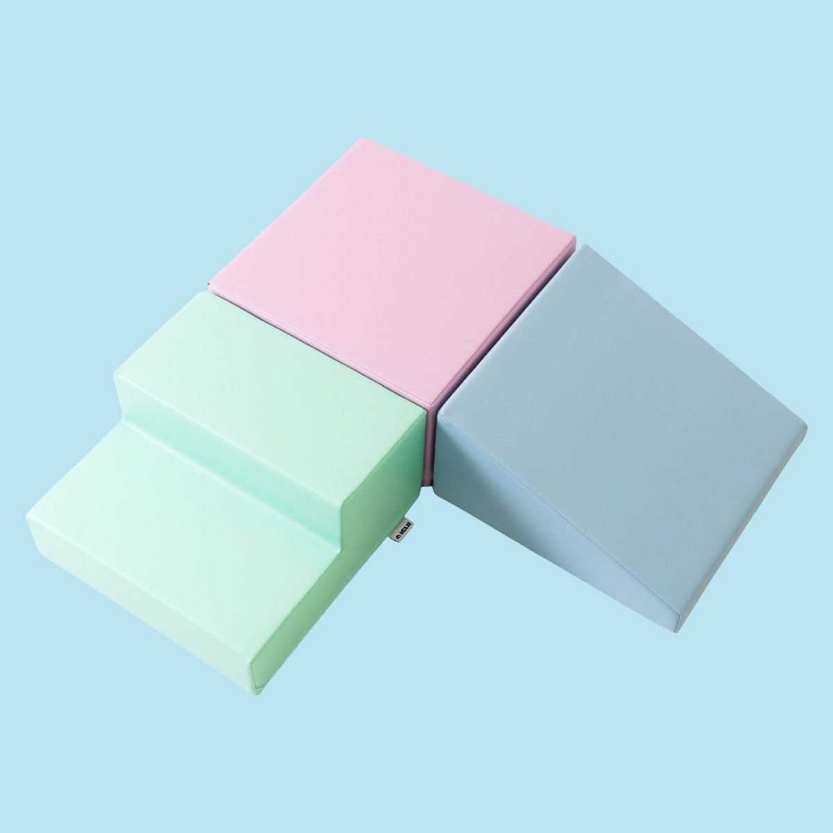 soft play set met modulaire foamblokken voor baby's peuters en kleuters