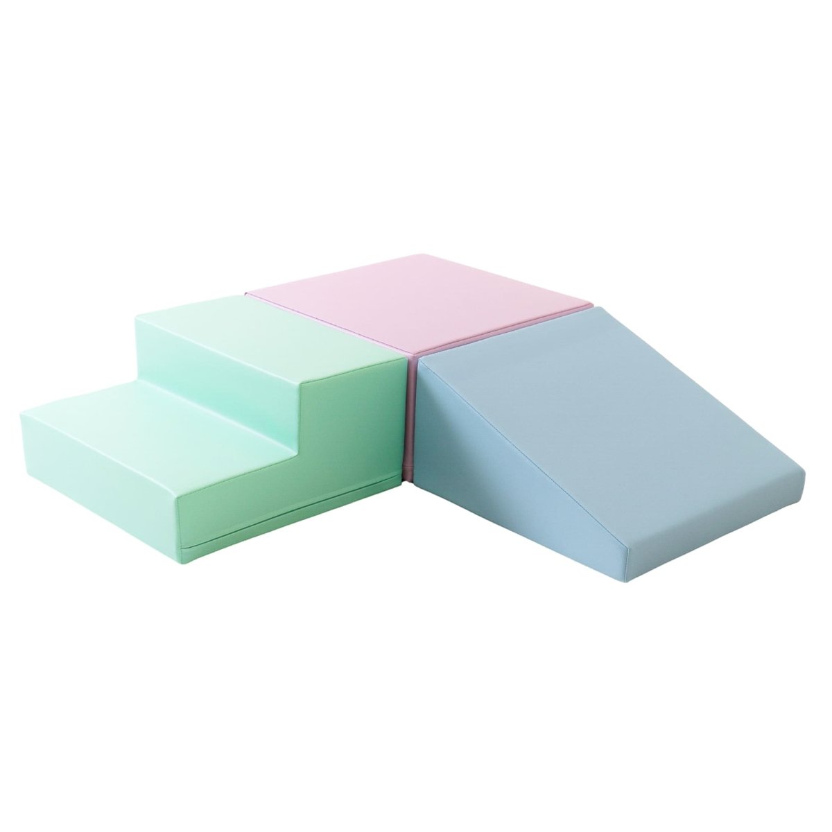 soft play set met modulaire foamblokken voor baby's peuters en kleuters