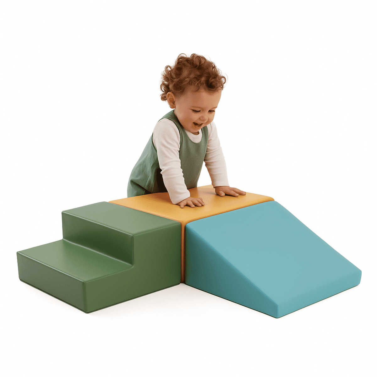 soft play set met modulaire foamblokken voor baby's peuters en kleuters