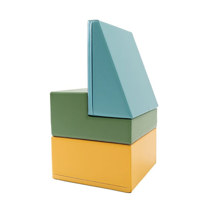 soft play set met modulaire foamblokken voor baby's peuters en kleuters