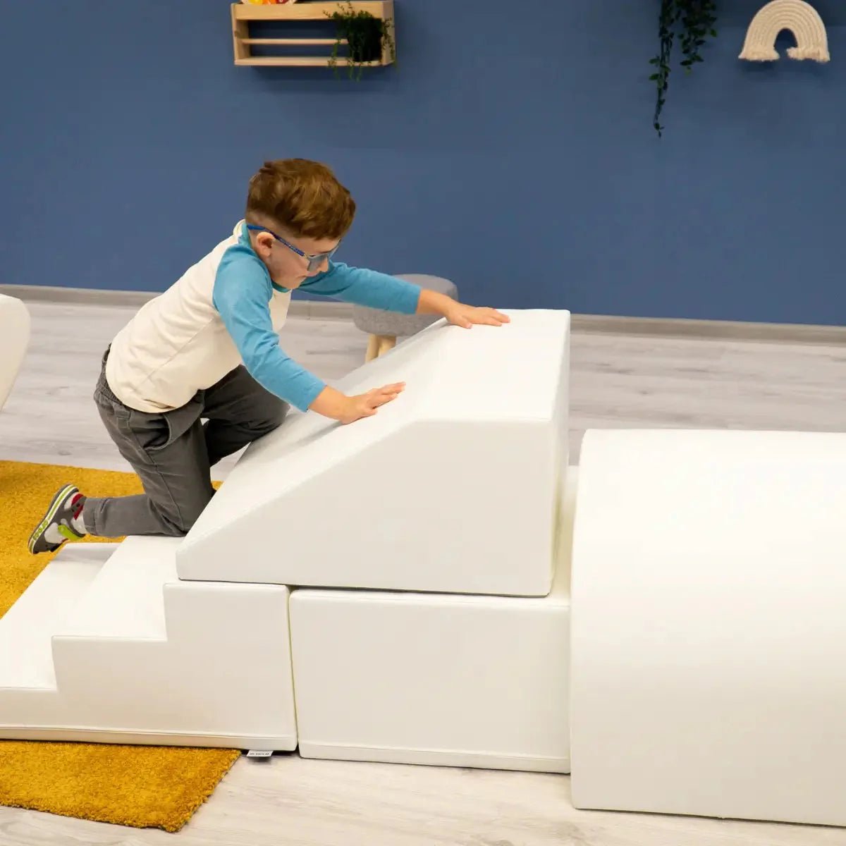 Soft Play Set - Tunnel foam speelset - Step & Slide