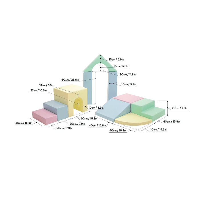 IGLU Creativity soft play bouwset