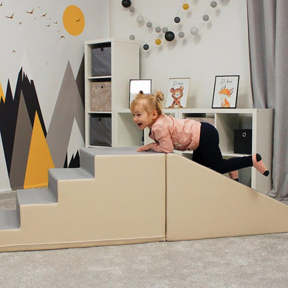 Soft Play - Step and Slide set - Mega Fun Slider - Step & Slide