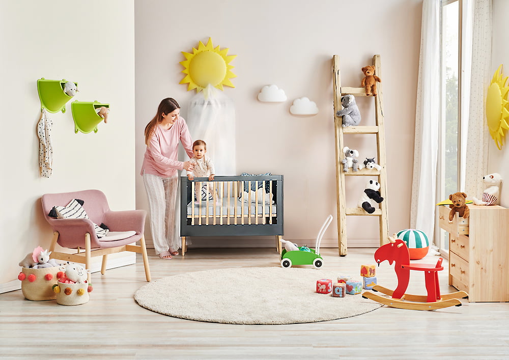 ATB ILA lit bébé 120 × 60 cm – gris