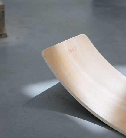 houten balance board in naturel hout