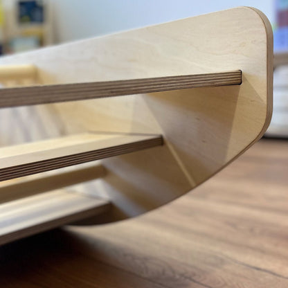 Houten schommelboot 2 - in - 1 - Emmi Pikler geïnspireerd - schommel