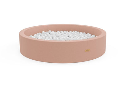 soft play ballenbak met 300 ballen in roze