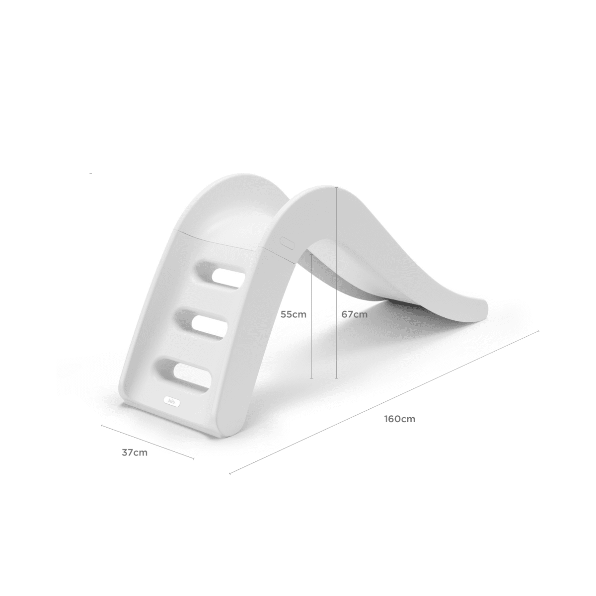 Jupiduu Outdoor Slide - buiten glijbaan wit - Glijbaan