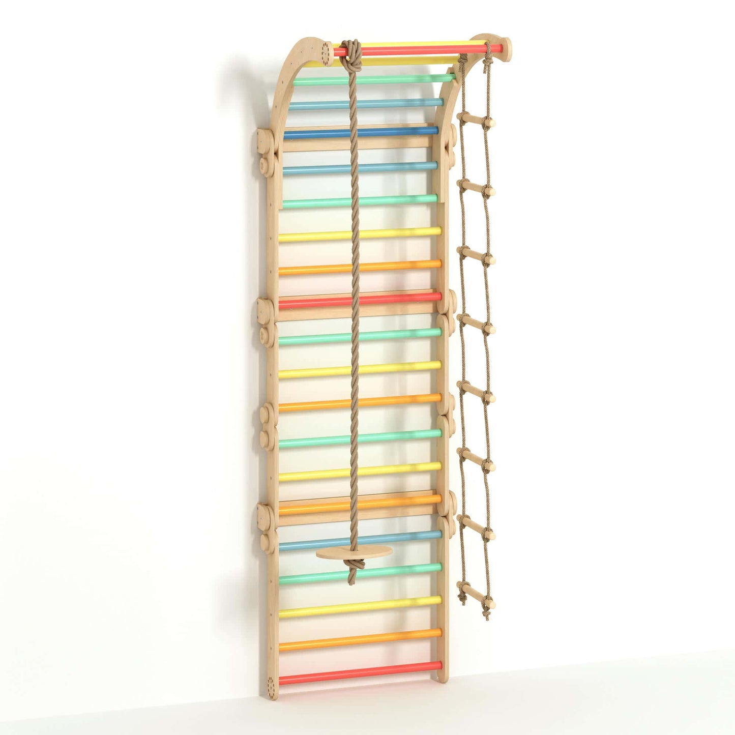 BusyKids klimrek – sprossenwand regenboog