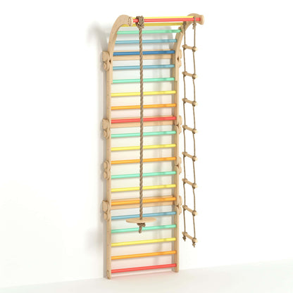 BusyKids klimrek – sprossenwand regenboog