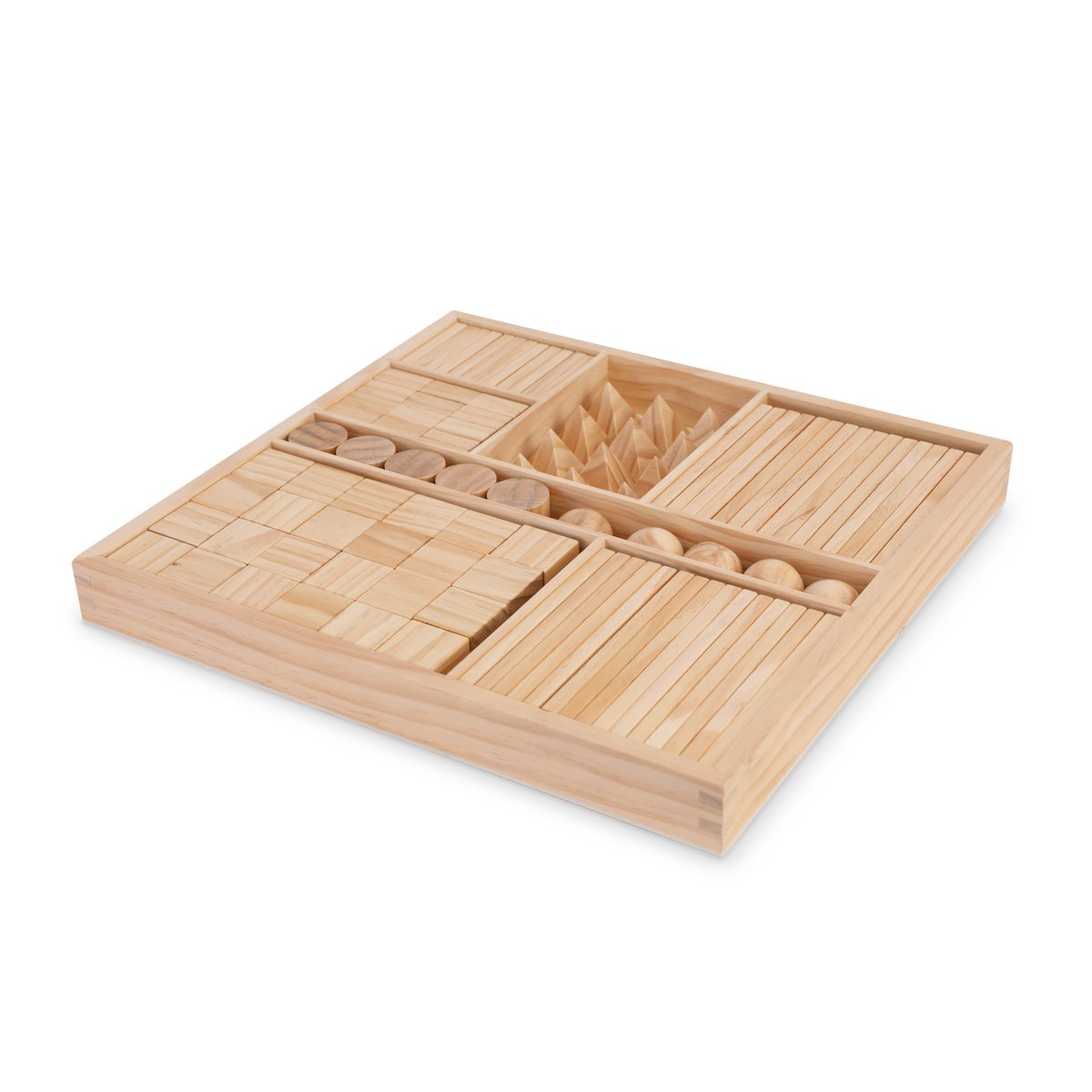 houten bouwblokken voor open-ended spelen